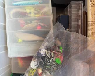 Fishing stuff garage