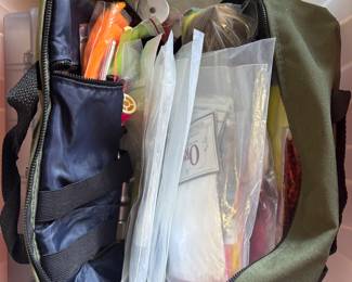 Fishing stuff  garage