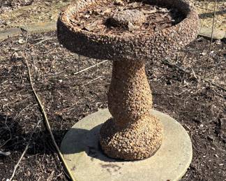 Bird bath $125.00