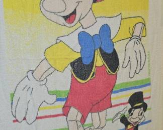Pinocchio Beach Towel 