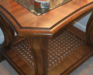 Glass Top Side Table