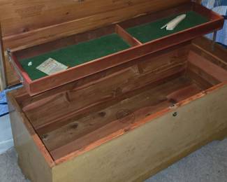 Cedar Chest Opened
