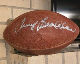 Football Signed by Terry Bradshaw