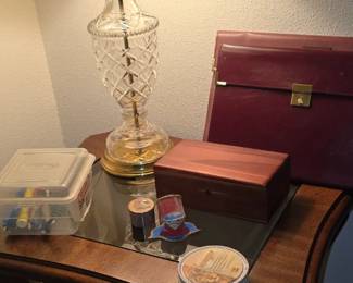 Crystal Lamp  - Office Decor