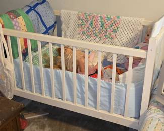 Baby Crib and Clothes