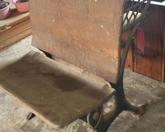 Antique School Desk