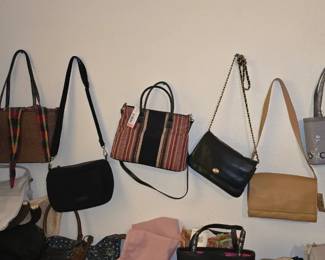 Handbags -'The lady of the house loved her clothes and accessories 