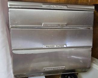 Vintage Stainless Paper Box