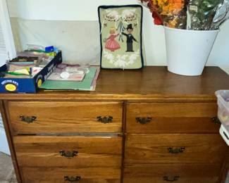 ANOTHER SMALL RUSTIC OAK DRESSER