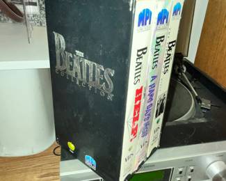 3-TAPE BEATLES MOVIES SET!