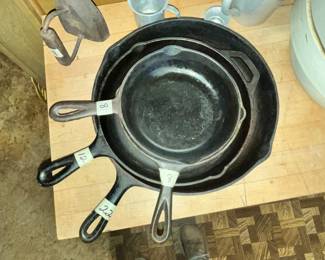 NICE CAST IRON COOKWARE