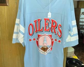 VINTAGE HOUSTON OILERS JERSEY