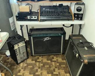 LOTS OF GUITAR AMPS, MIXERS & MORE!