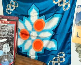 1968 MONTREAL OLYMPICS BANNER