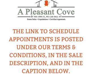 Scheduling Link: https://calendly.com/apleasantcove/pvb-0226