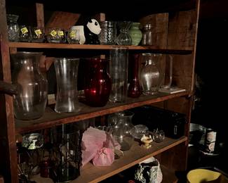 Vases, pots, candle holders