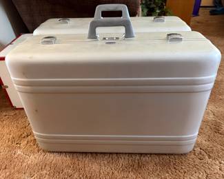 Vintage Halliburton aluminum luggage 