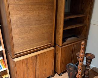 Roll Top Stereo Cabinets