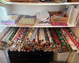TONS of wrapping paper