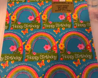 Vintage single wrapping paper