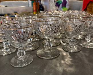 Antique glassware 