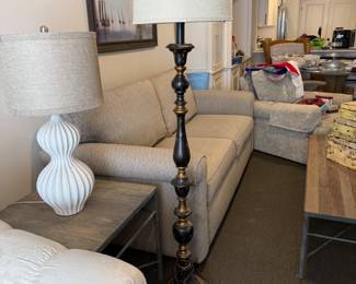 Table and floor lamps