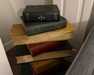 Maitland-Smith faux book side table