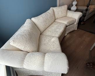 Vintage curved sofa in excellent condition 