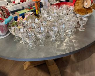 Antique glassware 
