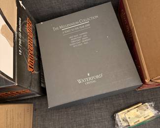 Waterford Crystal Millennium Collection champagne toasting flutes