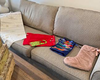 Victoria’s Secret faux fur Christmas stocking