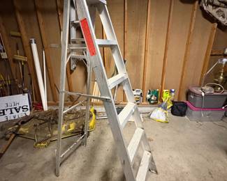 6' aluminum stepladder