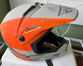 Kinetic Fly Racing helmet, new condition