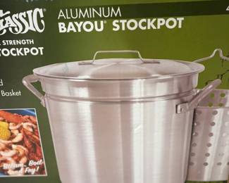 Classic aluminum Bayou stockpot