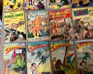 1950's Superman comic books