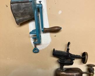 Primitives - cheese grinder & blow torch