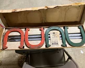 Diamond horseshoes in original box