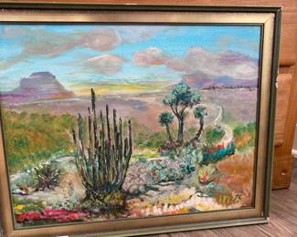 Original acrylic on canvas Southwest landscape