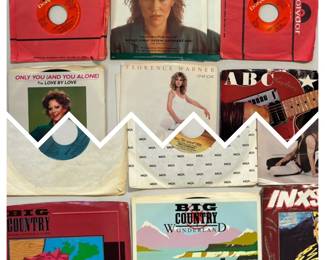 45 rpm Records BananaRama, The Jam, INXS, Tears For Fears, and more