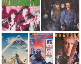 Music Posters from Aerosmith to ZZ Top