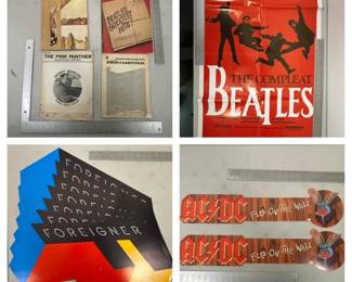 Beatles, ZZ Top, Foreigner, Simon Garfunkel Posters, Cards and Sheet Music