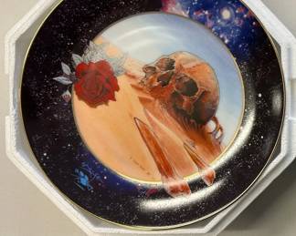 Grateful Dead collector plate Europe 81 Stanley Mouse