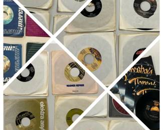 45 rpm Records Rush, Black Sabbath, Yes, Zeppelin, Def Leppard and more