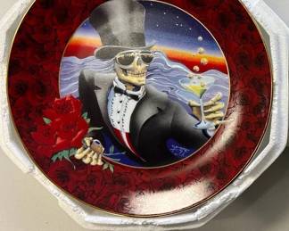 Grateful Dead collector plate One More Saturday Night Stanley Mouse