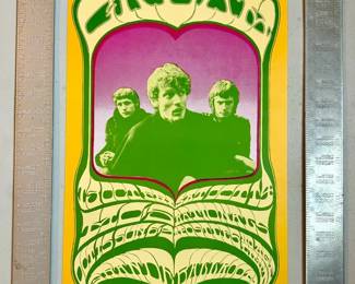 Creamsicle concert poster October 1315, 1967, 1992 Printing