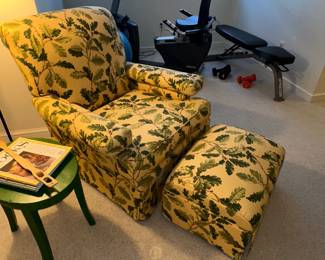 Chair and Ottoman 