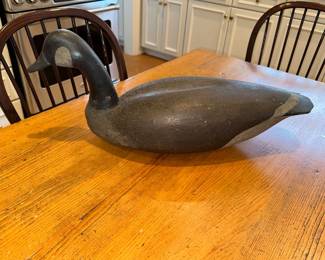 Fine antique goose decoy 19thC 