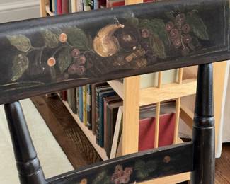 chair painting detail - 19thC