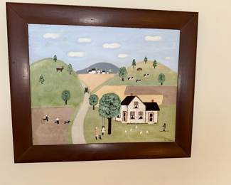 another Harold Bayer Folk Art Painting 
