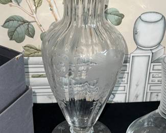 Signed Libbey Vase 